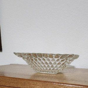 Vintage Square Glass Dish